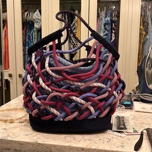 Tory Burch Sport drawstring beach or gym tote